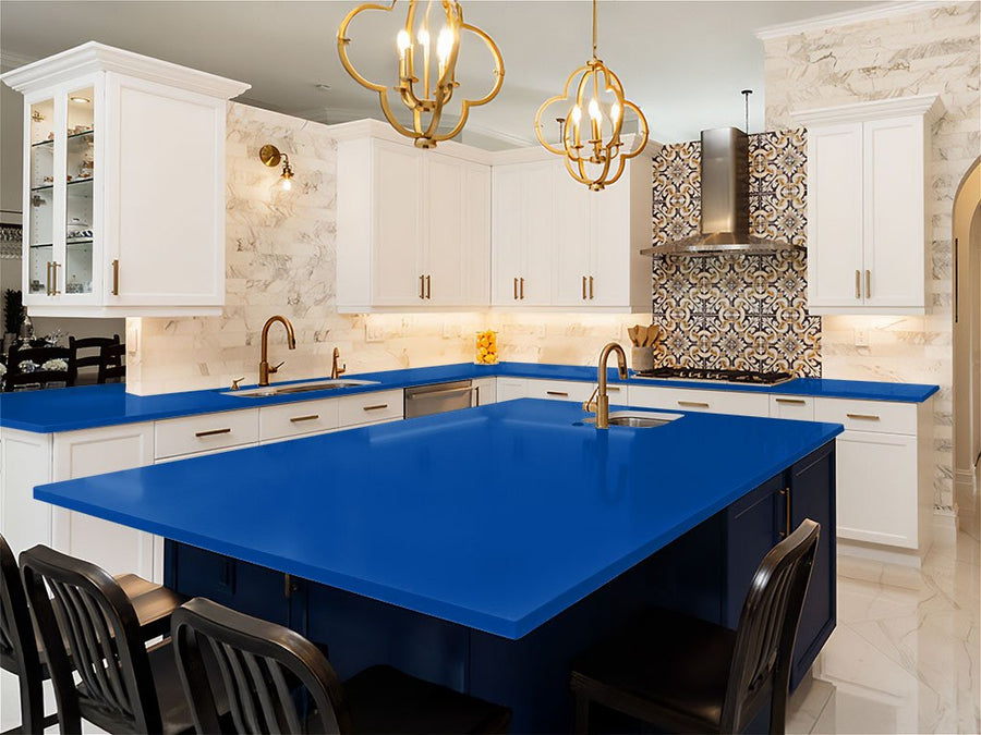 ORACAL 970RA Gloss Blue DIY Kitchen Counter Wraps