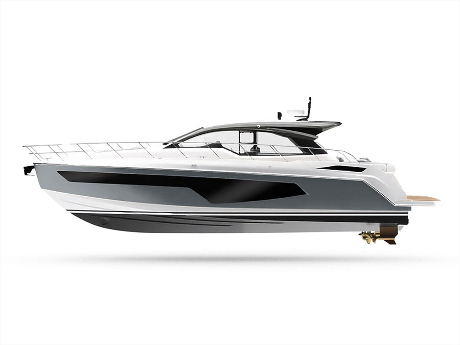 ORACAL 970RA Gloss TeleGray Customized Yacht Boat Wrap