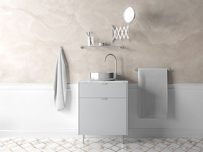 ORACAL® 970RA Metallic Silver Gray Bathroom Cabinet Wraps