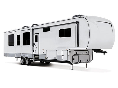 ORACAL 970RA Matte Metallic Silver Gray Do-It-Yourself 5th Wheel Travel Trailer Wraps