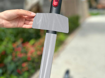 ORACAL 970RA Matte Metallic Silver Gray Electric Kick-Scooter Wraps