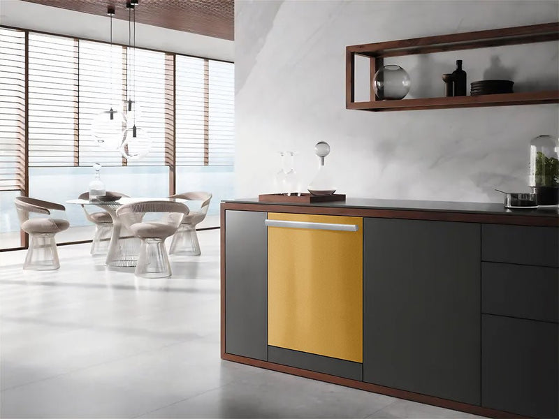 ORACAL® 970RA Gloss Gold Wrapped Dishwasher Example