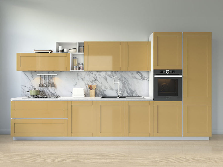 ORACAL® 970RA Gloss Gold Kitchen Cabinet Wraps