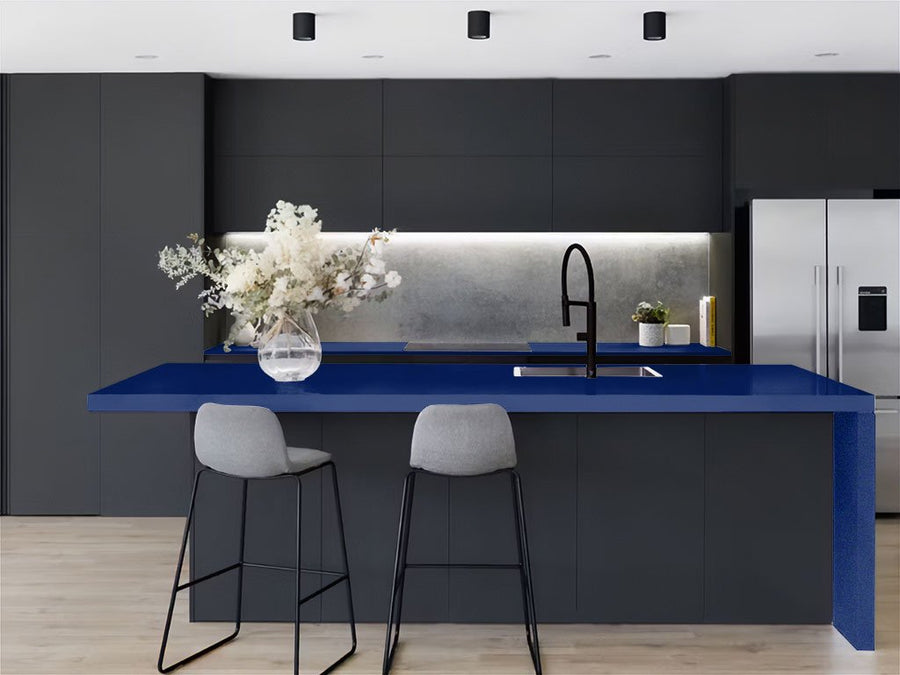 ORACAL® 970RA Metallic Deep Blue Kitchen Countertop Wraps