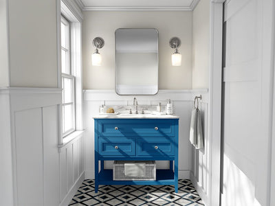 ORACAL 970RA Metallic Night Blue DIY Bathroom Cabinet Wraps