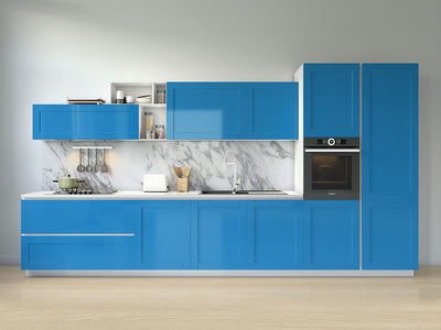 ORACAL® 970RA Metallic Azure Blue Kitchen Cabinet Wraps