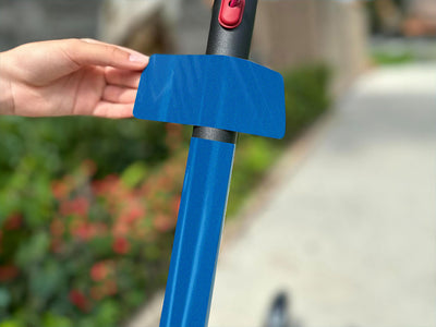 ORACAL 970RA Matte Metallic Azure Blue Electric Kick-Scooter Wraps