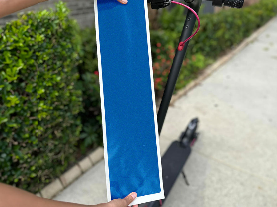 ORACAL 970RA Matte Metallic Azure Blue DIY Electric Scooter Wraps