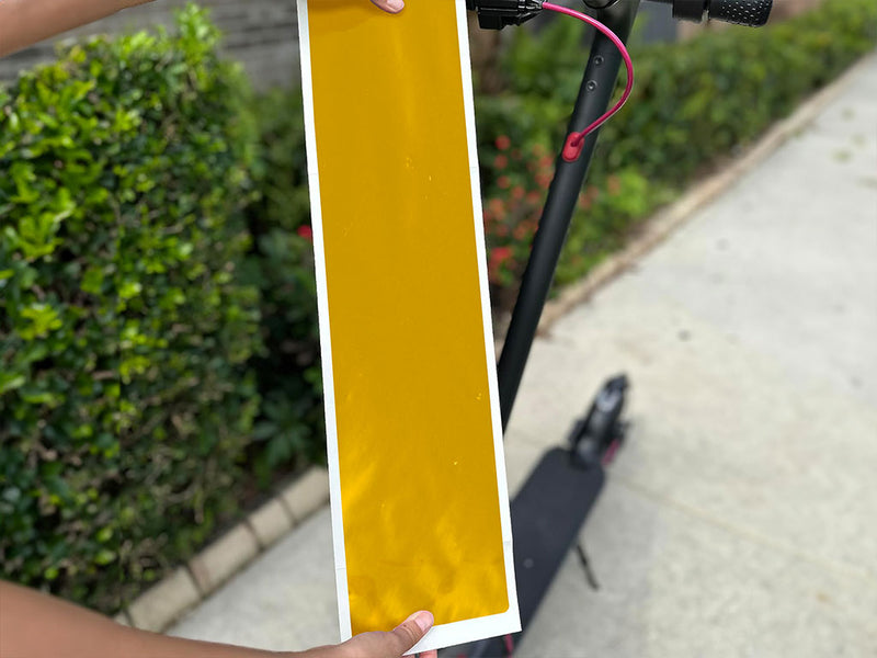 ORACAL 970RA Gloss Traffic Yellow DIY Electric Scooter Wraps