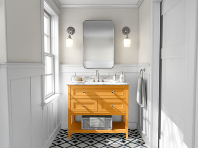 ORACAL 970RA Matte Saffron Yellow DIY Bathroom Cabinet Wraps