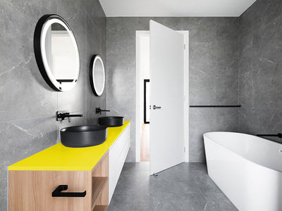 ORACAL® 970RA Gloss Canary Yellow Bathroom Countertop Wraps