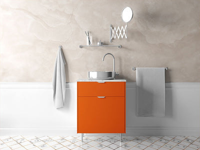 ORACAL® 970RA Gloss Daggi Orange Bathroom Cabinet Wraps