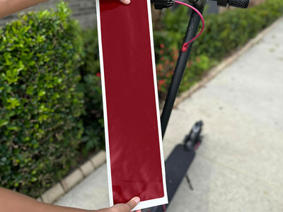 ORACAL 970RA Matte Metallic Dark Red DIY Electric Scooter Wraps
