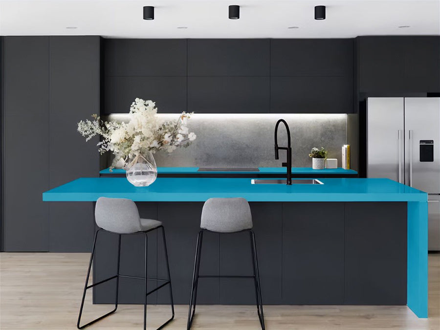 ORACAL® 970RA Gloss Lagoon Kitchen Countertop Wraps