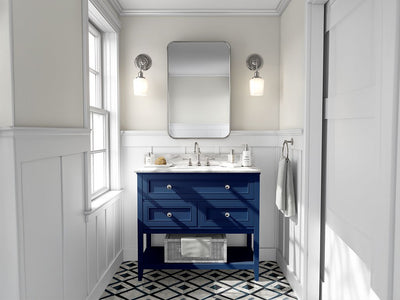 ORACAL 970RA Gloss Light Navy DIY Bathroom Cabinet Wraps