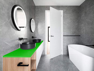 ORACAL® 970RA Gloss Grass Green Bathroom Countertop Wraps
