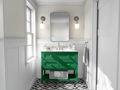 ORACAL 970RA Gloss Police Green DIY Bathroom Cabinet Wraps