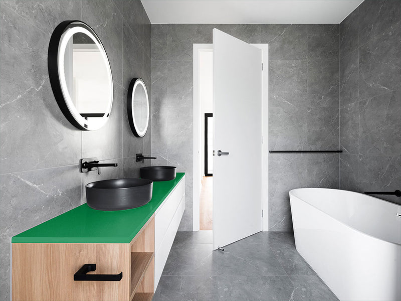ORACAL® 970RA Gloss Police Green Bathroom Countertop Wraps
