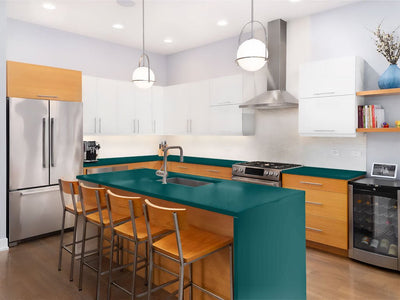 ORACAL 970RA Gloss Juniper Custom Kitchen Counter Wraps