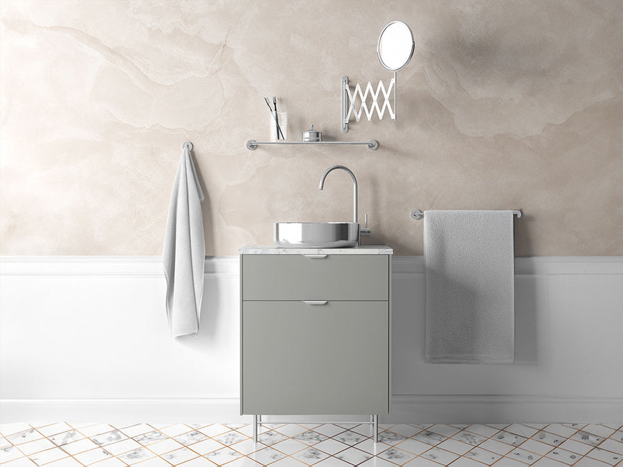 ORACAL® 970RA Gloss Ice Gray Bathroom Cabinet Wraps