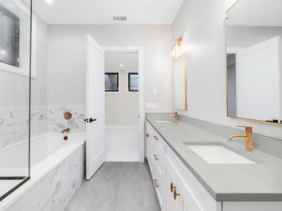 ORACAL 970RA Gloss Ice Gray DIY Built-In Bathroom Countertop Wraps