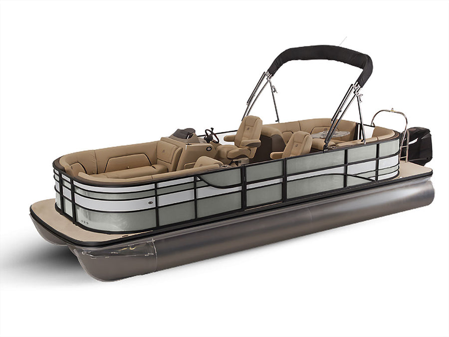 ORACAL 970RA Gloss Ice Gray Pontoon Custom Boat Wrap