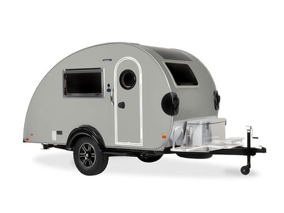 ORACAL 970RA Gloss Ice Gray DIY Tear Drop Trailer Wraps