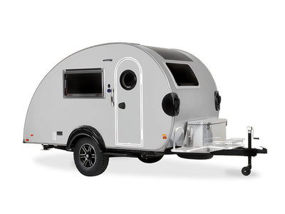 ORACAL 970RA Gloss Simple Gray DIY Tear Drop Trailer Wraps