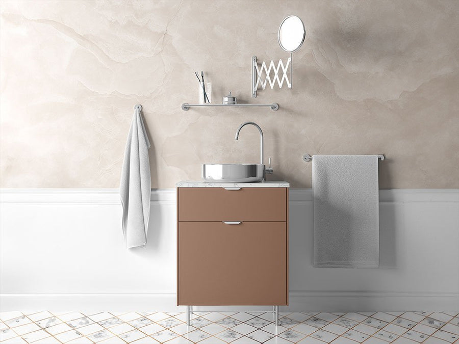 ORACAL® 970RA Metallic Bronze Antique Bathroom Cabinet Wraps