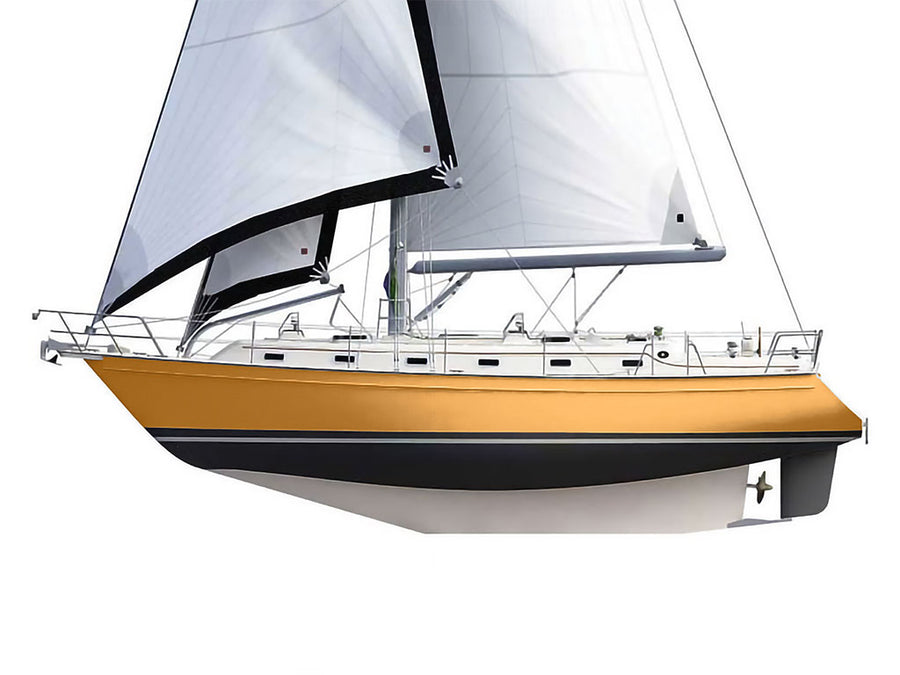 ORACAL 970RA Metallic Pyrite Customized Cruiser Boat Wraps