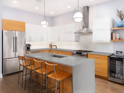 ORACAL 970RA Matte Metallic Graphite Custom Kitchen Counter Wraps