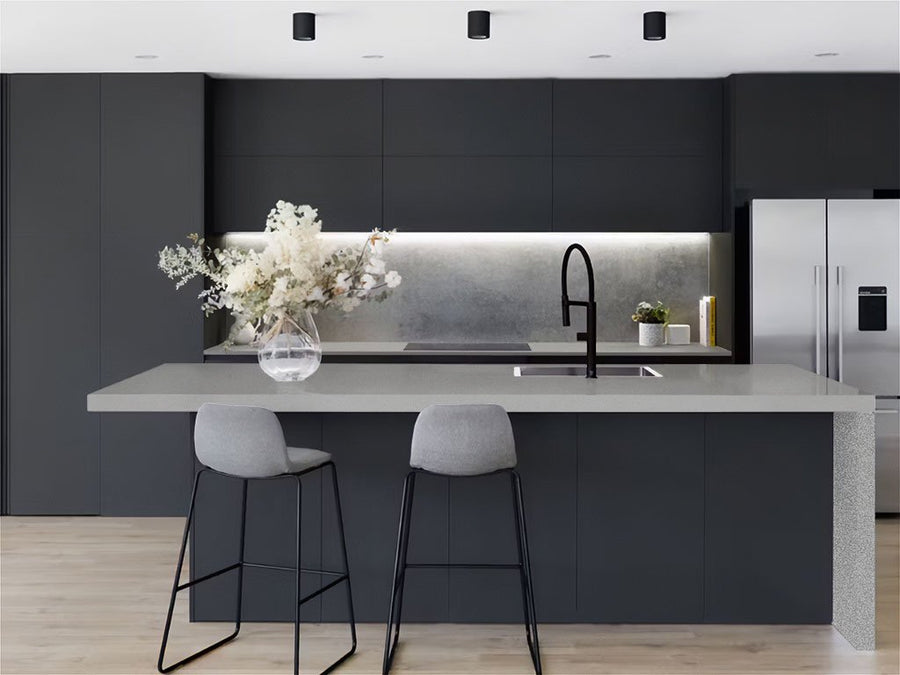 ORACAL® 970RA Matte Metallic Graphite Kitchen Countertop Wraps