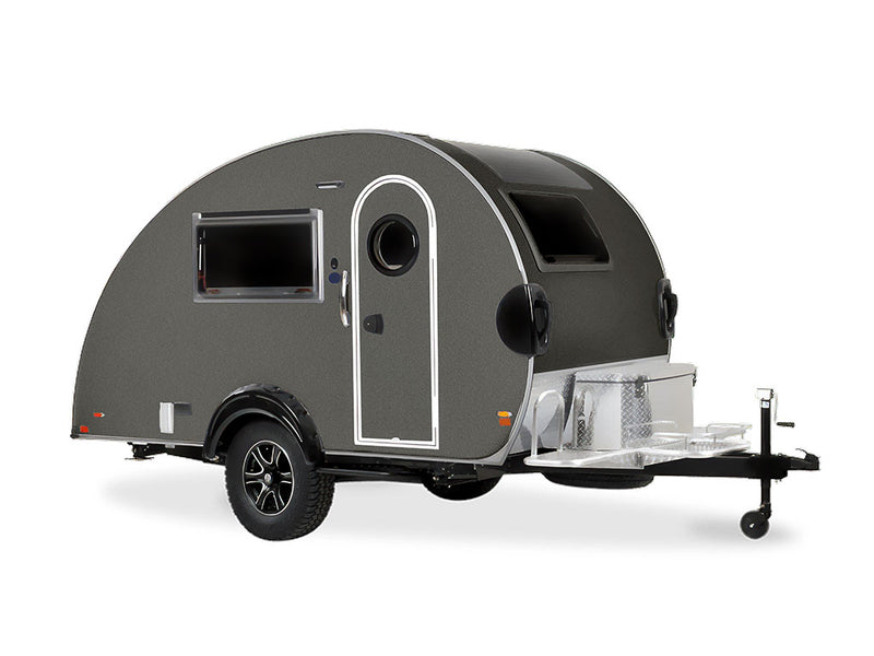 ORACAL 970RA Metallic Charcoal DIY Tear Drop Trailer Wraps