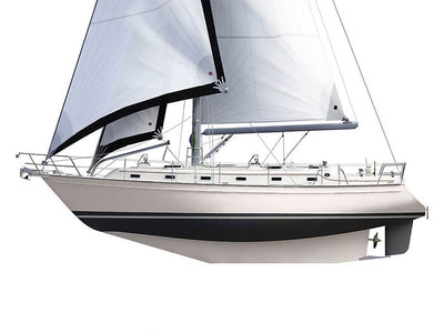 ORACAL 970RA Metallic Nacre Customized Cruiser Boat Wraps