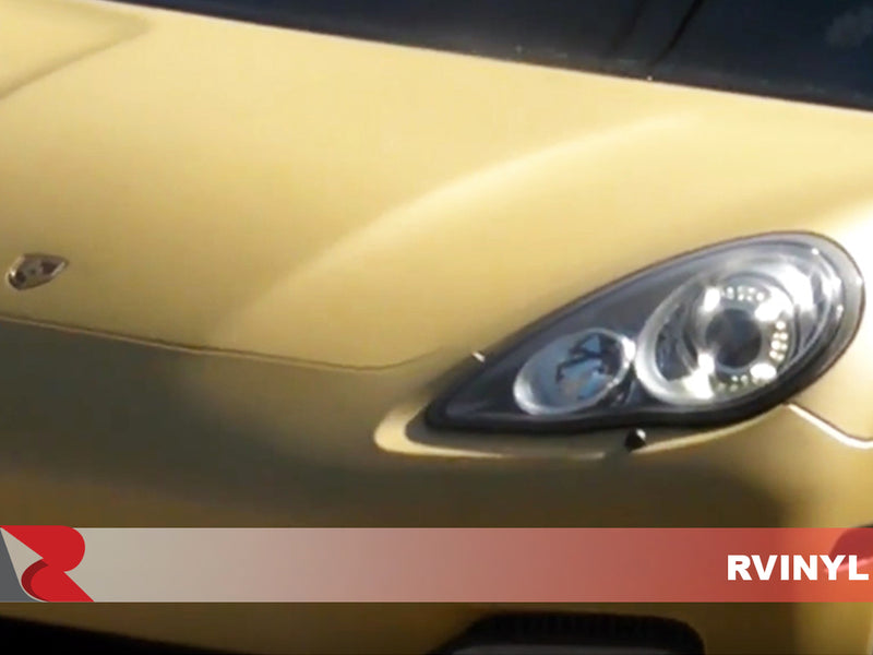ORACAL 970RA Matte Gold Headlight Wrap