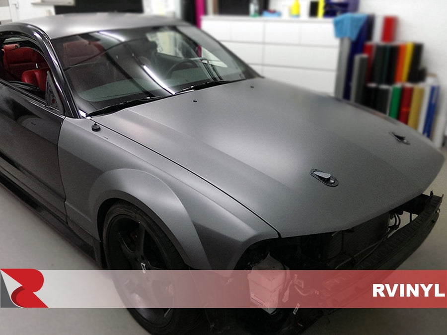 ORACAL 970RA - Matte Graphite Metallic Hood Wrap