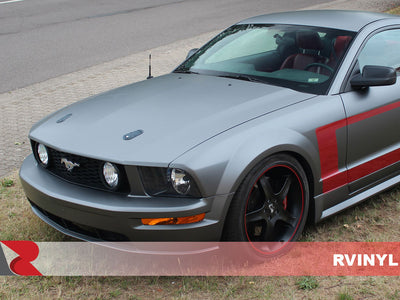 ORACAL® 970RA Matte Graphite Metallic Ford Mustang Vehicle Wrap