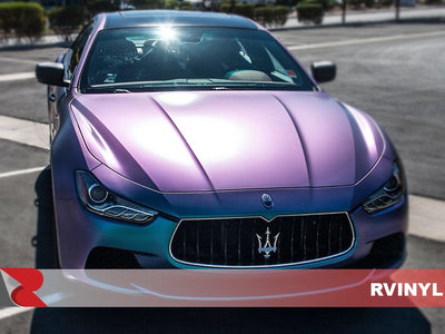 ORACAL 970RA Matte Turquoise Lavender Hood Wrap