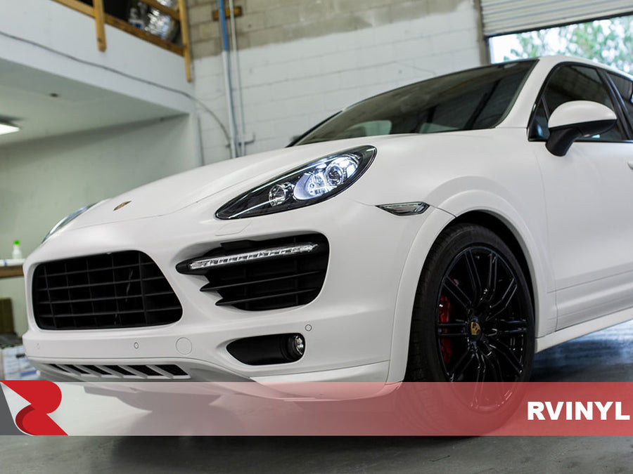 ORACAL® Matte White 970RA Porsche Cayenne Vehicle Wrap
