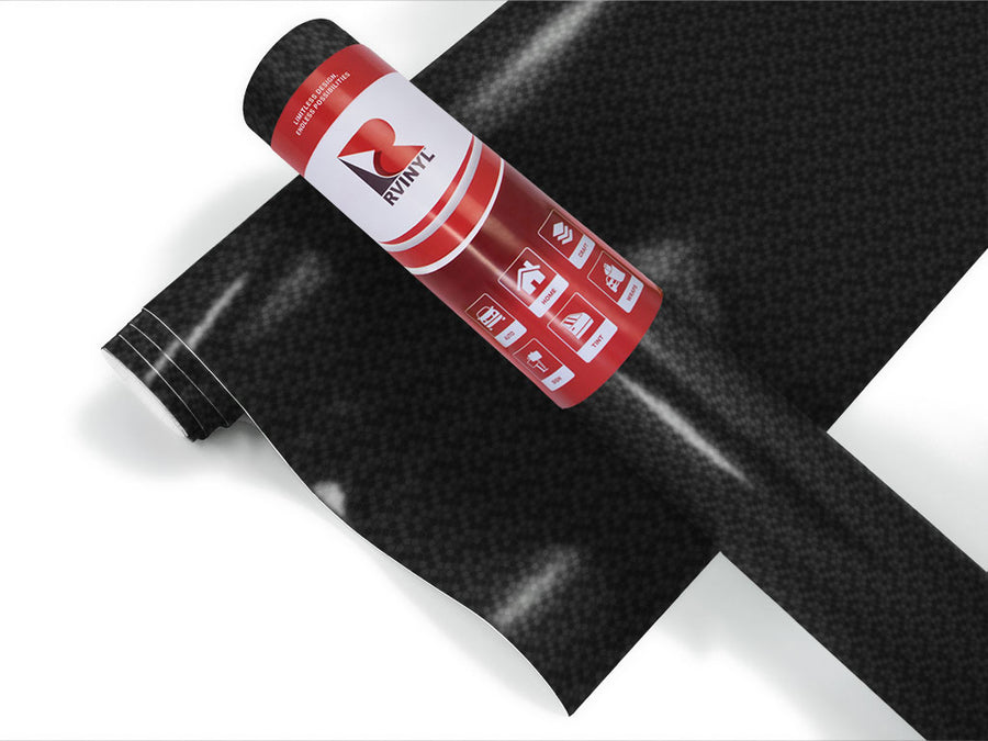 ORACAL 975 Honeycomb Black Golf Cart Wrap Color Film