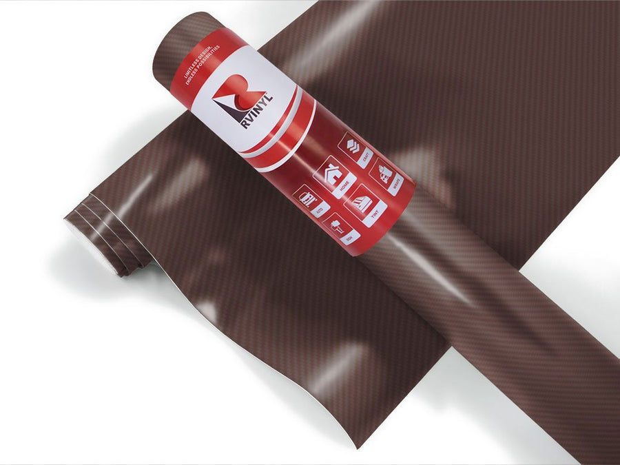 ORACAL 975 Carbon Fiber Brown Kitchen Cabinet Wrap Color Film