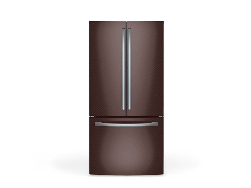 ORACAL 975 Carbon Fiber Brown DIY Built-In Refrigerator Wraps