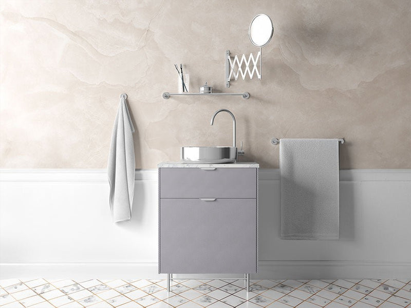 ORACAL® 975 Carbon Fiber Silver Gray Bathroom Cabinet Wraps