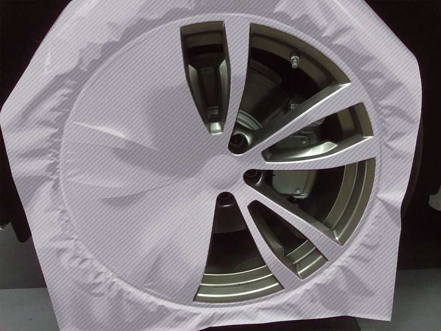 ORACAL® 975 Carbon Fiber Silver Gray Custom Wheel Installation Process
