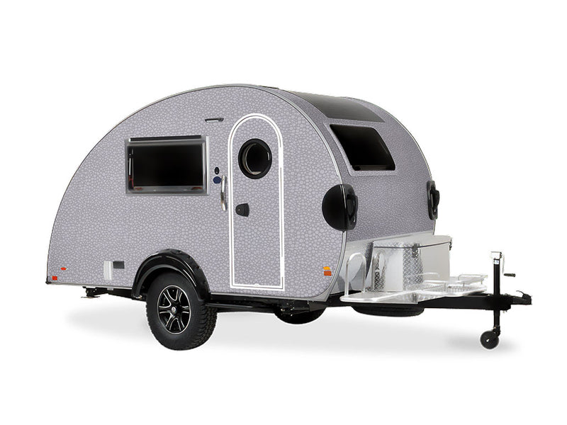 ORACAL 975 Emulsion Silver Gray DIY Tear Drop Trailer Wraps
