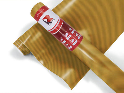 ORACAL 975 Carbon Fiber Gold Boat Wrap Color Film