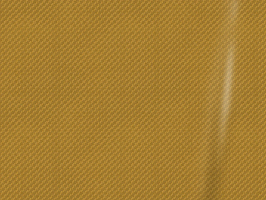 ORACAL 975 Carbon Fiber Gold Go Kart Wrap Color Swatch