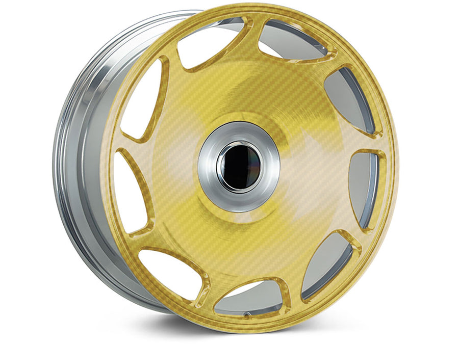 ORACAL® 975 Carbon Fiber Gold Vinyl Rim Wrap