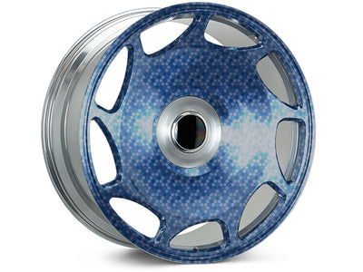 ORACAL® 975 Honeycomb Deep Blue Vinyl Rim Wrap