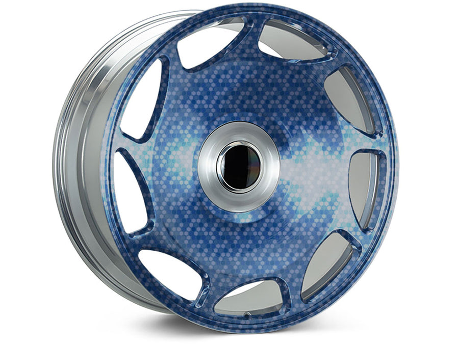 ORACAL® 975 Honeycomb Deep Blue Vinyl Rim Wrap